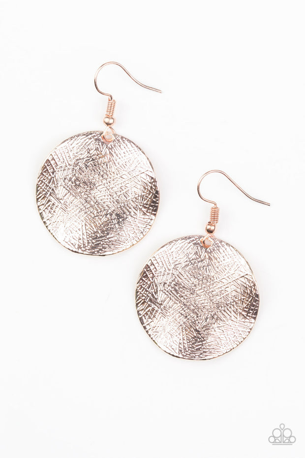 Basic Bravado - Rose Gold Earrings