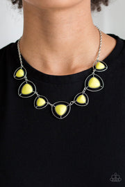 Make a Point - yellow necklace