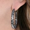 GLITZY By Association - Black Earrings