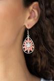 Floral Morals Orange Earrings