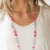 Quite Quintessence - Pink Necklace