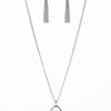 Courageous Contour - Silver Necklace