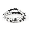 Downright Dressy - Black Stretchy Bracelet