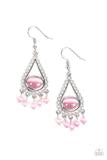 Give Me The Glown Down - Pink Earrings