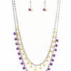 Dainty Distraction - Purple Necklace