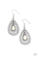 Simply Sedimentary White Earrings