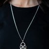 Courageous Contour - Silver Necklace