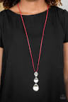 Embrace The Journey - Red Necklace