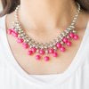 Friday Night Fringe - Pink Necklace