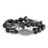 Rockin Rock Candy - Black Stretchy Bracelet