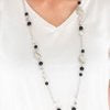 Serenely Springtime - Black Necklace