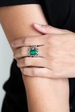 Tropical Flora Green Ring