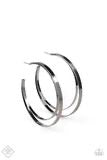 Moon Child Metro Silver Hoop Earrings