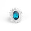 Secret Garden Glow - Blue Ring