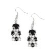 Demurely Divine - Black Earrings