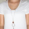 Bold Balancing Act - Brown Necklace