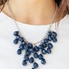 Serenely Scattered - Blue Necklace