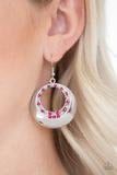 Ringed In Refinement Pink Earring