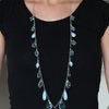 GLOW And Steady Wins The Race - Blue Necklace