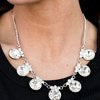 GLOW-Getter Glamour - White Necklace