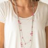 Laying The Groundwork - Pink Necklace