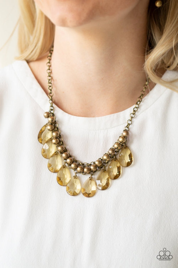 Fashionista Flair - Brass Necklace