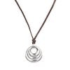 Desert Spiral - Silver Necklace