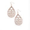 Lovely Lotus - Rose Gold Earrings