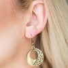 Eastside Excursionist - Brass Earrings