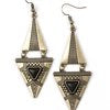 El Paso Edge - Brass Earrings