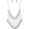 Venturous Vibes - Silver Necklace