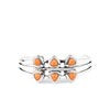 Tribal Triad - Orange Bracelet