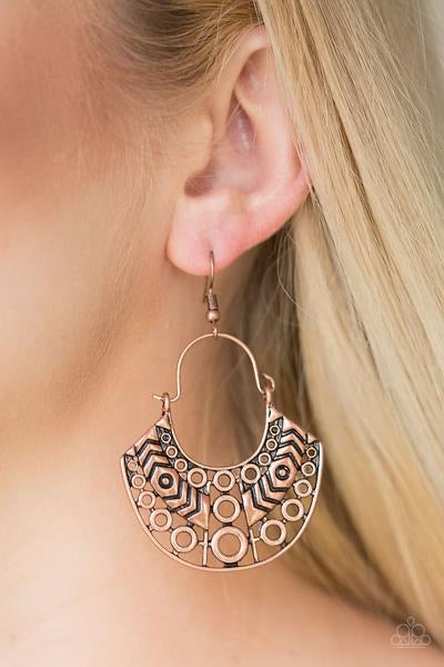 Indigenous Idol - Copper Earrings