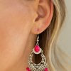 Colorful Colada - Pink Earrings