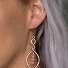 Timeless Twist - Copper Earrings