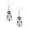 Demurely Divine - Silver Earrings