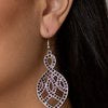 A Grand Statement - Purple Earrings