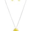 You GLOW Girl - Yellow Necklace