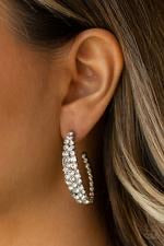 A GLITZY Conscience-Black Earrings