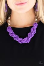 Savannah Surfin - Purple Necklace