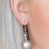 Simply Stagecoach - White Earrings