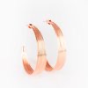 Live Wire - Copper Hoop Earrings