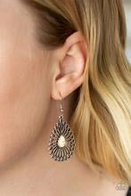 Simply Sedimentary White Earrings