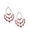 Break Out In TIERS - Red Earrings