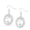 Only FAME In Town - White Earrings