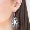 Modern Garden - White Earrings