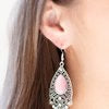 Majestically Malibu - Pink Earrings