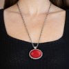 Sedimentary Colors - Red Necklace