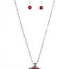 Sedimentary Colors - Red Necklace