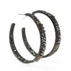 GLITZY By Association - Black Earrings